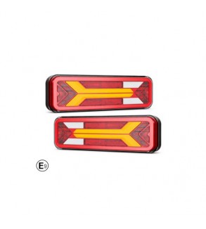 Lampi LED spate multifunctionale universale 12-36V semnalizare dinamica 5 functii set 2 bucati  Cod: ST0750