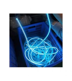 Banda led neon decorativ auto albastru 5 m 12V cu alimentator 220V inclus Cod: MIV