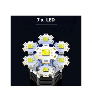 Lanterna reflector LED reincarcabila 7 LED lumina laterala 4 trepte USB Cod: MIV
