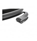 Cheder auto universal cauciuc negru 10 m profil 28 x 20 mm Cod: DISBV76-10
