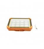 Proiector LED portabil 500W solar 3W baterie 12000mAh 6 moduri USB Power Bank IP66 Cod: BK00158
