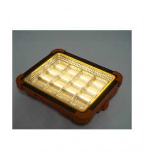 Proiector LED portabil 500W solar 3W baterie 12000mAh 6 moduri USB Power Bank IP66 Cod: BK00158