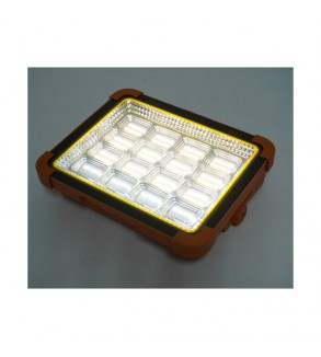 Proiector LED portabil 500W solar 3W baterie 12000mAh 6 moduri USB Power Bank IP66 Cod: BK00158