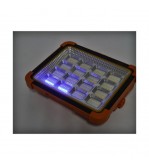 Proiector LED portabil 500W solar 3W baterie 12000mAh 6 moduri USB Power Bank IP66 Cod: BK00158