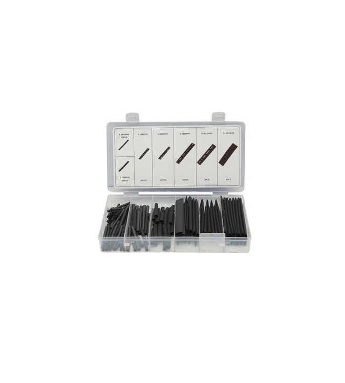 Trusa tuburi termocontractabile varnish 127 piese dimensiuni diverse Cod: BK92213
