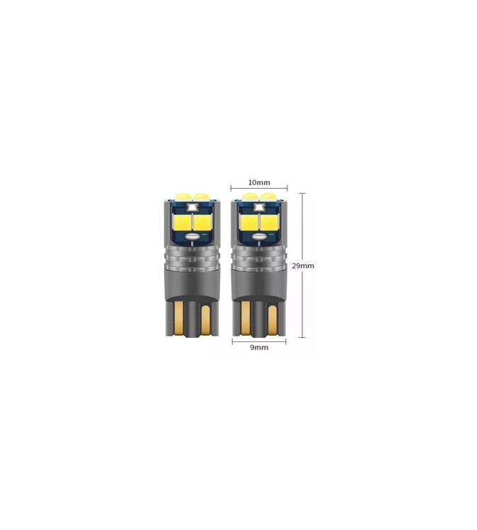 Becuri LED Sofit 39 mm Canbus 36 SMD 3014 360 lumeni 12V nonpolar lumina alba set 2 bucati Cod: JSUN25