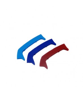 Set ornamente dungi grila fata auto compatibile BMW Seria 1 F20 F21 2011-2019 varianta grila 11 lamele  Cod: CT-GS-065 TIP B