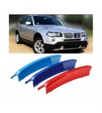 Set ornamente dungi grila fata auto compatibile BMW X3 E83 Facelift 2006-2010  Cod: CT-GS-088 TIP B