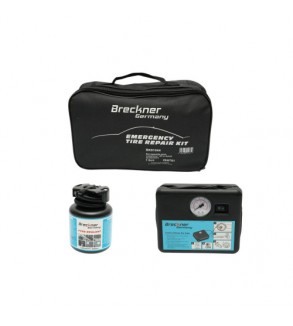 Kit reparatie pana anvelope cu compresor aer 12V si solutie etansare 450 ml  Cod: BK91044