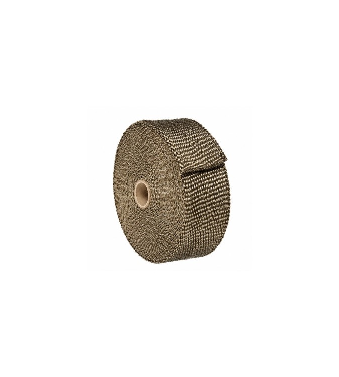 Banda termica termoizolanta Titanium galerii evacuare tobe esapament auto moto 1000Â°C 5cm x 12m  Cod: RAZ945