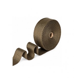 Banda termica termoizolanta Titanium galerii evacuare tobe esapament auto moto 1000Â°C 5cm x 12m  Cod: RAZ945