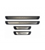 Ornamente praguri auto Edition universale plastic aluminiu polisat set 4 bucati Cod: 310011T-FMS39