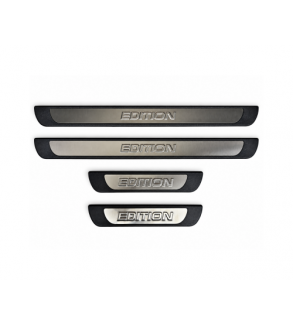 Ornamente praguri auto Edition universale plastic aluminiu polisat set 4 bucati Cod: 310011T-FMS39
