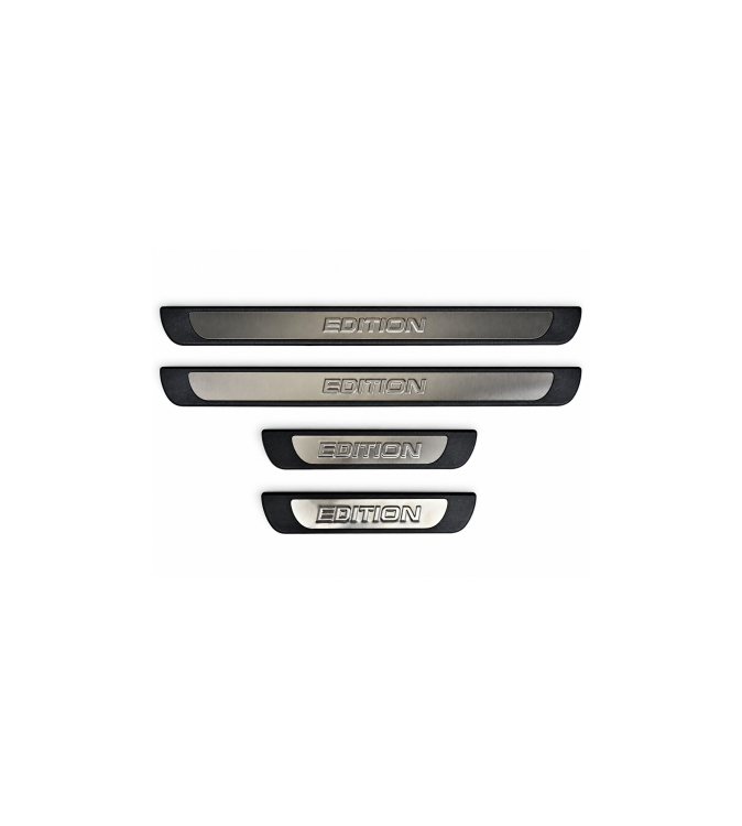 Ornamente praguri auto Edition universale plastic aluminiu polisat set 4 bucati Cod: 310011T-FMS39