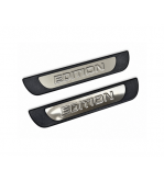 Ornamente praguri auto Edition universale plastic aluminiu polisat set 4 bucati Cod: 310011T-FMS39