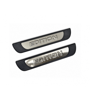 Ornamente praguri auto Edition universale plastic aluminiu polisat set 4 bucati Cod: 310011T-FMS39