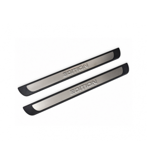 Ornamente praguri auto Edition universale plastic aluminiu polisat set 4 bucati Cod: 310011T-FMS39