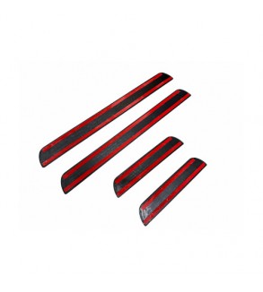 Ornamente praguri auto Sport universale plastic aluminiu polisat set 4 bucati  Cod: 310008T-FMS39