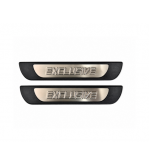 Ornamente praguri auto Exclusive universale plastic aluminiu polisat set 4 bucati  Cod: 310013T-FMS39