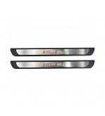 Ornamente praguri auto Exclusive universale plastic aluminiu polisat set 4 bucati  Cod: 310013T-FMS39