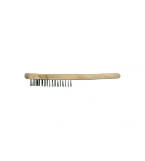 Perie de sarma 5 randuri fir otel galvanizat maner lemn  Cod: 06950
