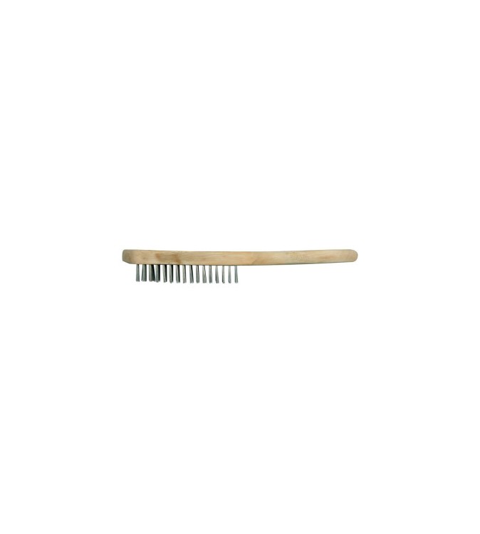 Perie de sarma 5 randuri fir otel galvanizat maner lemn  Cod: 06950
