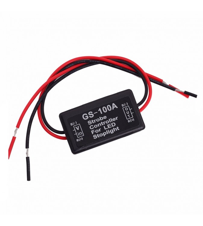 Modul-flash-strobo-LED-Frana-12-24V-Cod--GS-100A Modul-flash-strobo-LED-Frana-12-24V-Cod--GS-100A