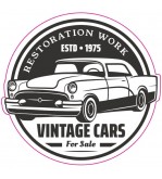 Abtibild-TAG-RETRO-VINTAGE-CARS-Cod--017