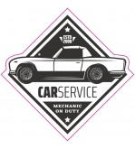 Abtibild-RETRO-CAR-SERVICE-Cod-TAG-014