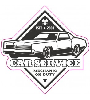 Abtibild-RETRO-CAR-SERVICE-Cod--TAG-011