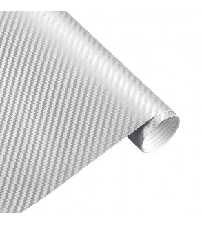 Folie-carbon-3D-argintie-cu-tehnologie-de-eliminare-a-bulelor-de-aer-1-m-X-15m