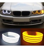 Angel-Eyes-COTTON-compatibil-BMW-E46-fara-lupa-Lumina--alba-DRL--semnalizare-galbena-COD--H-COT-WY07