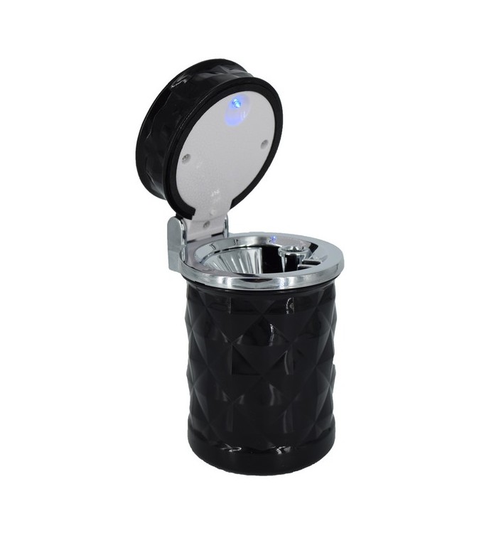 Scrumiera-auto-LED-prindere-2in1--grila-ventilatie-sau-in-suportul-de-pahar-Cod--LP-012