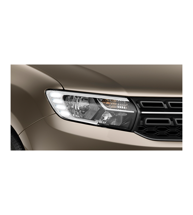 Far-original-Dacia-Logan-2017-cu-lumina-de-zi-cu-4-LED