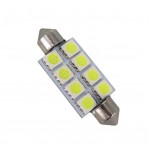 Bec-LED-SOFIT-43MM-12-SMD-5050-12V-ALBA-CANBUS-COD--PT91