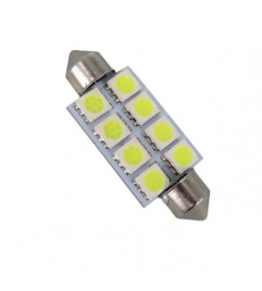 Bec-LED-SOFIT-43MM-12-SMD-5050-12V-ALBA-CANBUS-COD--PT91