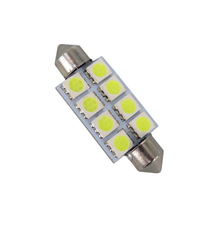 Bec-LED-SOFIT-43MM-12-SMD-5050-12V-ALBA-CANBUS-COD--PT91