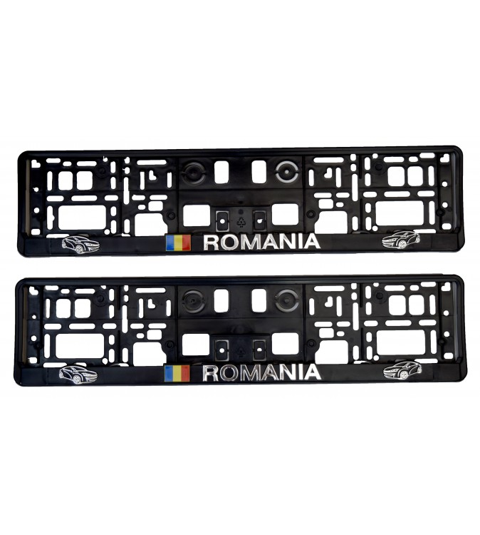 Suport-numar-inmatriculare-ROMANIA-2bucset Suport-numar-inmatriculare-ROMANIA-2bucset