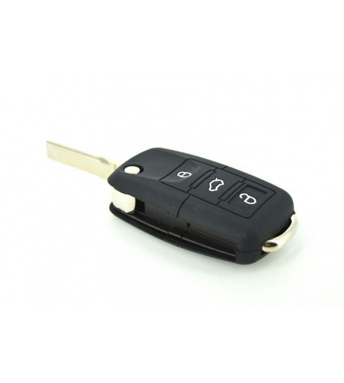 Husa-cheie-briceag-3-butoane-silicon-negru-VW-Cod-V3B Husa-cheie-briceag-3-butoane-silicon-negru-VW-Cod-V3B