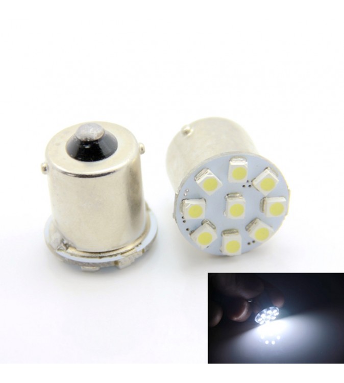 Bec-9-LED-SMD-tip-cireasa-BA15S-12V-lumina-alba-JSUN52pretset-