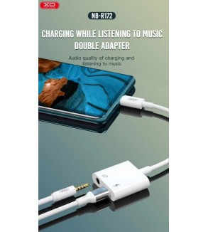 Cablu-adaptor-2-in-1--incarcare--jack-3-5mm-compatibil-LightingIphone-COD-XO-NB-R172B