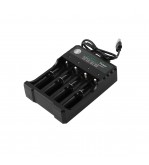 Incarcator Acumulatori 4.2V Li-Ion 18650 cu 4 Porturi la USB Cod: BH-042100-04U