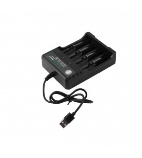 Incarcator Acumulatori 4.2V Li-Ion 18650 cu 4 Porturi la USB Cod: BH-042100-04U