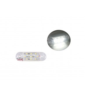 Lampa laterala LED 9 SMD 24V Alba  FLEX Cod:TAS018W