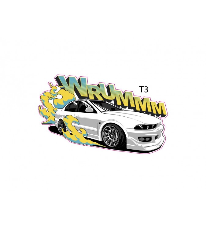 Abtibild " MASINA WRUMM " Cod:TAG 070 - T3 Abtibild " MASINA WRUMM " Cod:TAG 070 - T3