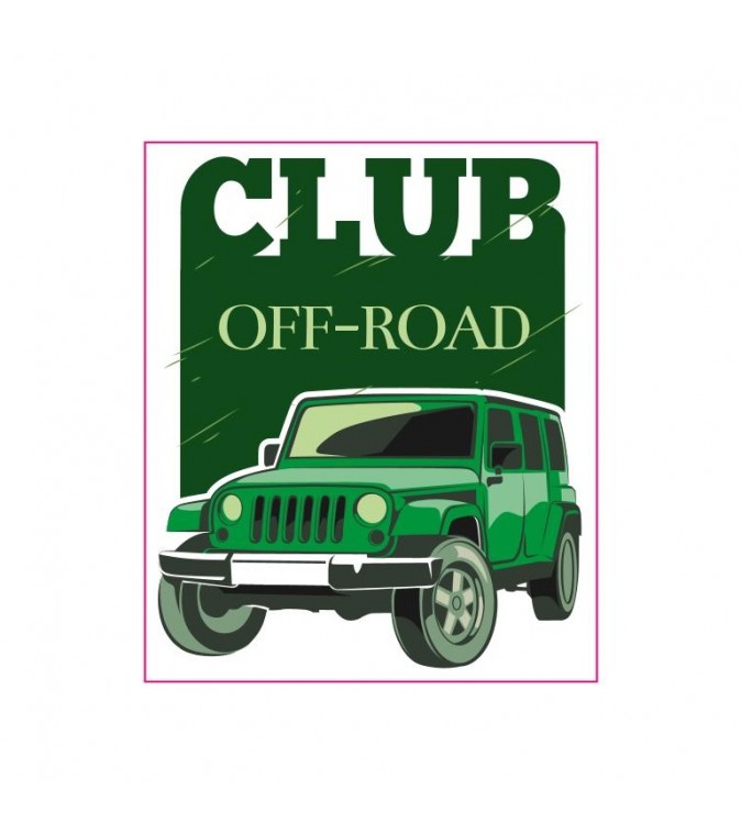 Abtibild "CLUB OFF-ROAD " Cod:TAG 058 - T2