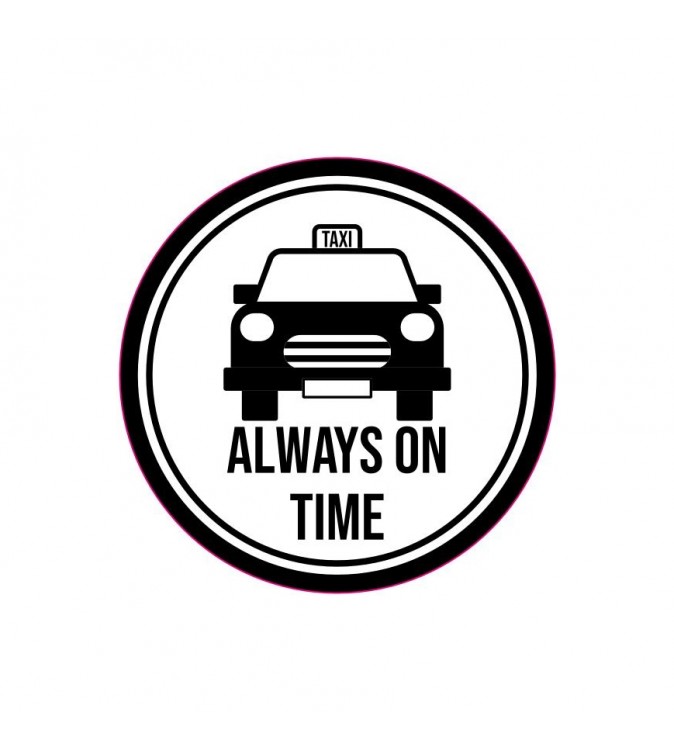 Abtibild "ALWAYS ON TIME " Cod:TAG 055 - T2