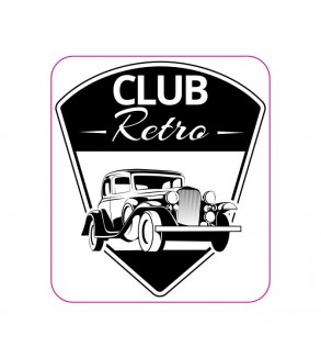 Abtibild "CLUB RETRO" Cod:TAG 053 - T2