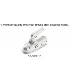 Set cupla remorca cu 3 adaptoare ,suruburi, manson si protectie bara Cod:BC-3000.1D