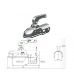 Cupla remorca rotunda Cod:BC2300C